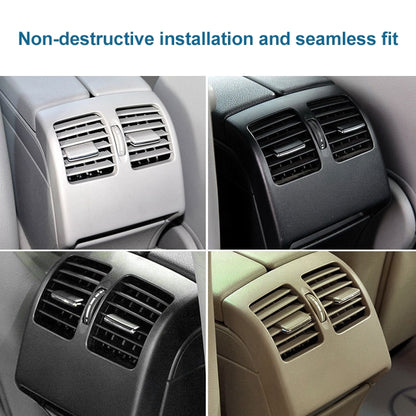 Car Rear Air Conditioner Air Outlet Panel for Mercedes-Benz W204 2007-2014, Left Driving (Beige) - In Car by buy2fix | Online Shopping UK | buy2fix