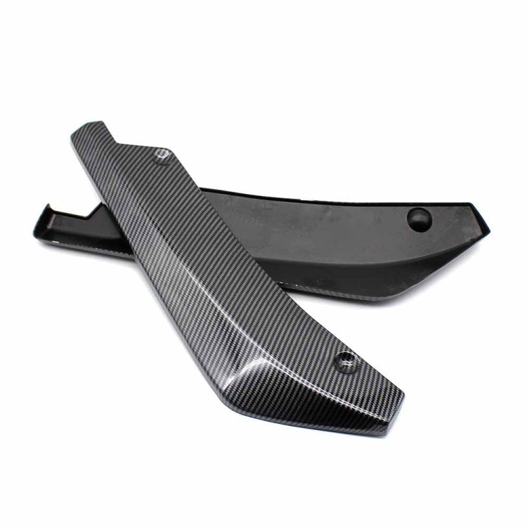 XH-6134 Carbon Texture Car Universal Modified Rear Spoiler Anti-collision Protector Bar Strip Guard Sticker - Anti Collision Sticker by buy2fix | Online Shopping UK | buy2fix