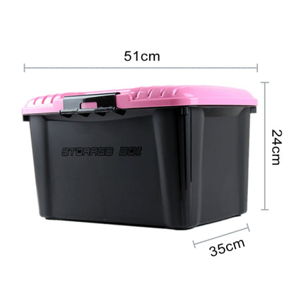 3R-2001 Car / Household Storage Box Sealed Box, Capacity: 30L (Pink) - In Car by 3R | Online Shopping UK | buy2fix