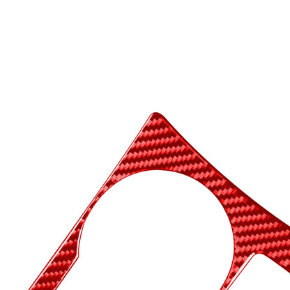 Carbon Fiber Car Cup Holder Panel A Decorative Sticker for Toyota Corolla 2014-2018,Right Drive (Red) - In Car by buy2fix | Online Shopping UK | buy2fix