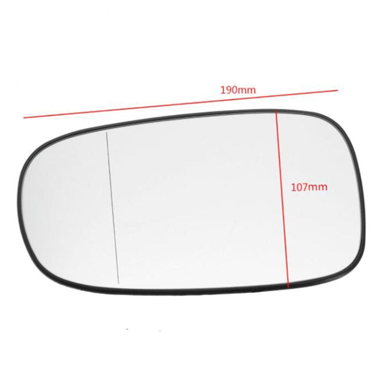 Car Right Side Wide-angle Rearview Mirror 30496 for Saab 93 2003-2010, Right Drive - In Car by buy2fix | Online Shopping UK | buy2fix