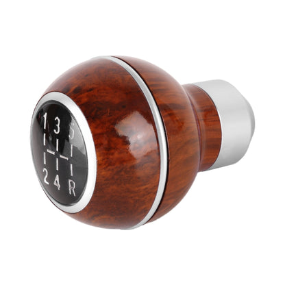 Universal Car Wood Texture Metal Gear Shift Knob (Silver) - In Car by buy2fix | Online Shopping UK | buy2fix