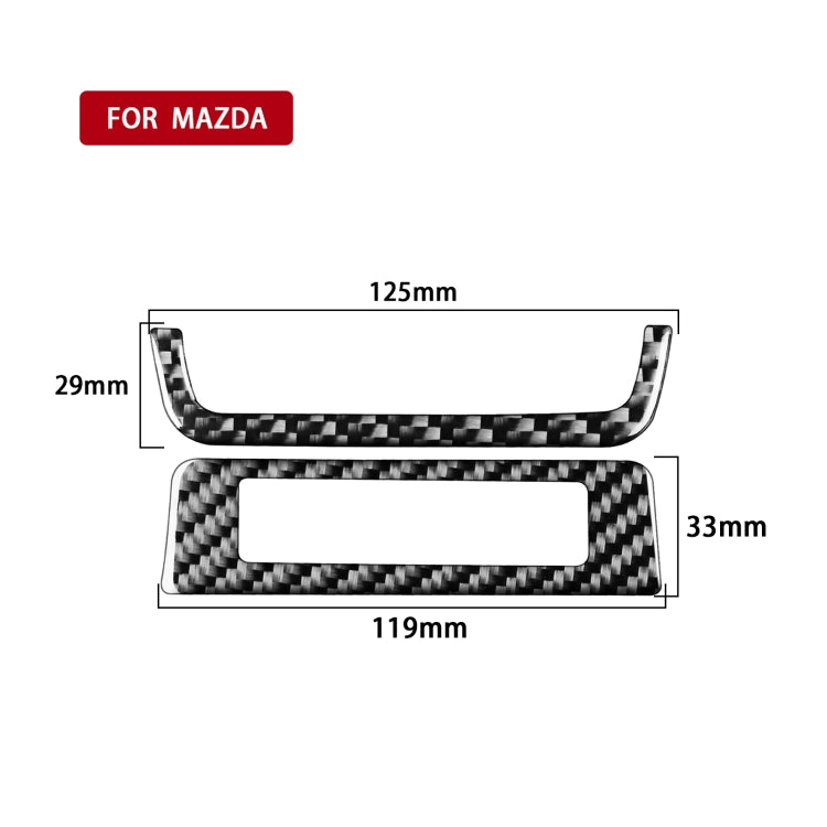 Car Carbon Fiber Headlight Frame Decorative Sticker for Mazda 3 Axela 2020, Right Drive - In Car by buy2fix | Online Shopping UK | buy2fix