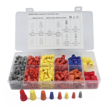 320 PCS Car Electrical Wire Nuts Crimp Wire Terminal Wire Connect Assortment Kit - In Car by buy2fix | Online Shopping UK | buy2fix