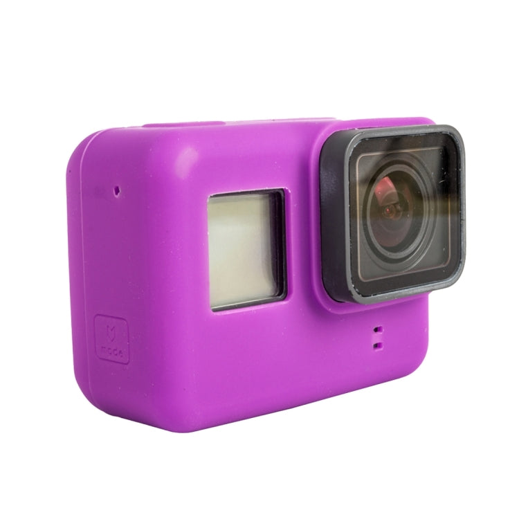 For GoPro HERO5 Silicone Housing Protective Case Cover Shell(Purple) - DJI & GoPro Accessories by buy2fix | Online Shopping UK | buy2fix