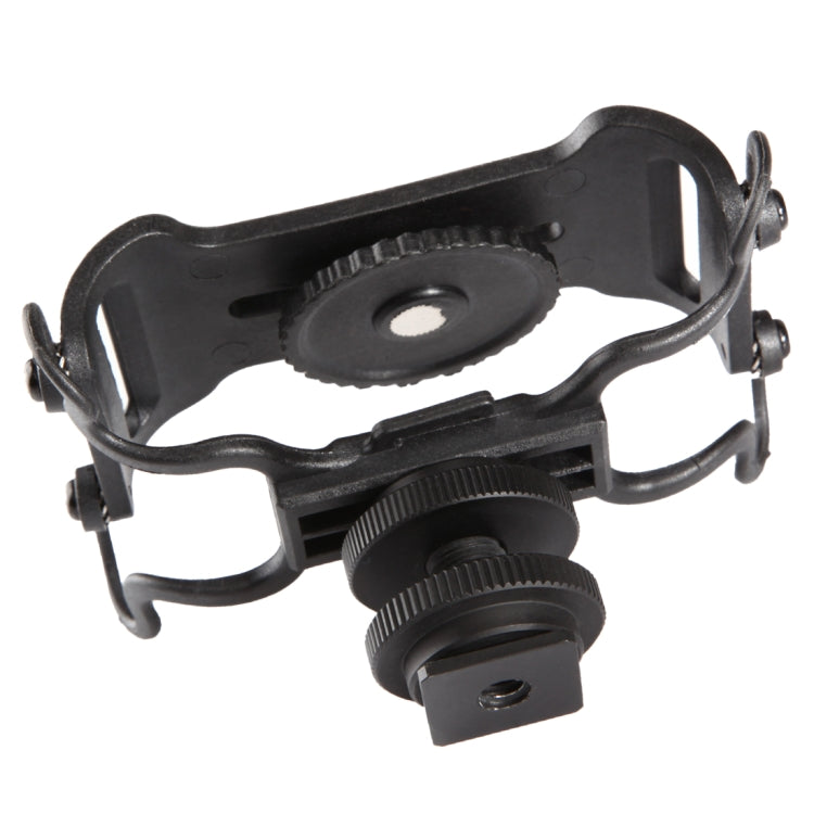 BOYA BY-C10 Universal Camera Microphone Shockmount with Hot Shoe Mount(Black) - Consumer Electronics by BOYA | Online Shopping UK | buy2fix