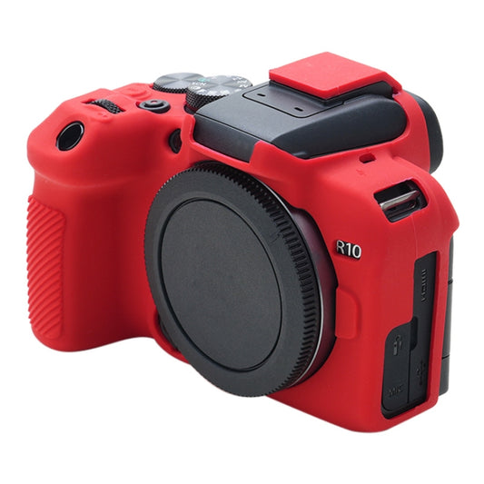 For Canon EOS R10 Soft Silicone Protective Case (Red) - Camera Accessories by buy2fix | Online Shopping UK | buy2fix