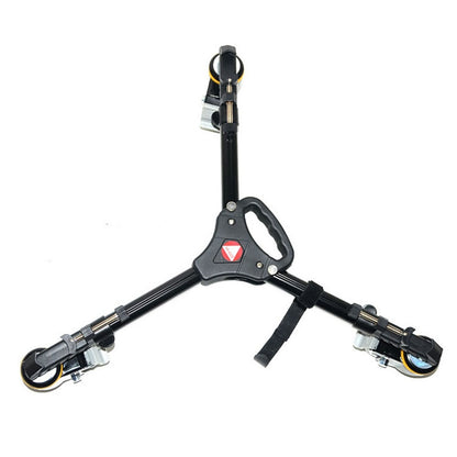 Kingjoy VX-600D Aluminium Alloy Camera Big Foot Wheel Tripod Pulley Base - Camera Accessories by buy2fix | Online Shopping UK | buy2fix