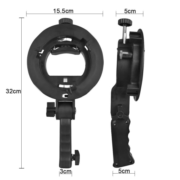S Type Portable Top Flash Bracket - Camera Accessories by buy2fix | Online Shopping UK | buy2fix