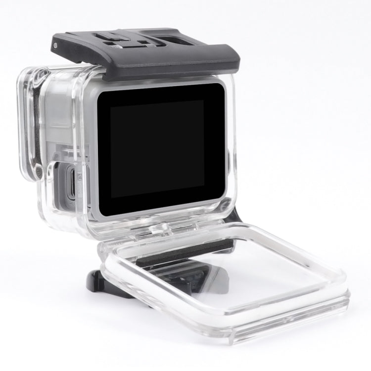 For GoPro HERO7 White /Silver Skeleton Housing Side Hollow Protective Case with Buckle Basic Mount & Screw(Transparent) - DJI & GoPro Accessories by buy2fix | Online Shopping UK | buy2fix