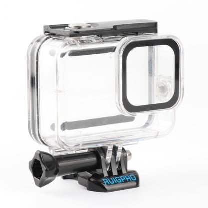 RUIGPRO for GoPro HERO8 Black 45m Waterproof Housing Protective Case with Buckle Basic Mount & Screw(Transparent) - Waterproof Cases by RUIGPRO | Online Shopping UK | buy2fix