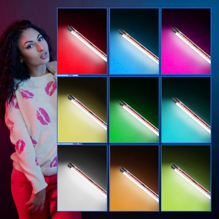 LUXCeO P7RGB Pro Colorful Photo LED Stick Video Light APP Control Adjustable Color Temperature Waterproof Handheld LED Fill Light with Remote Control -  by LUXCeO | Online Shopping UK | buy2fix