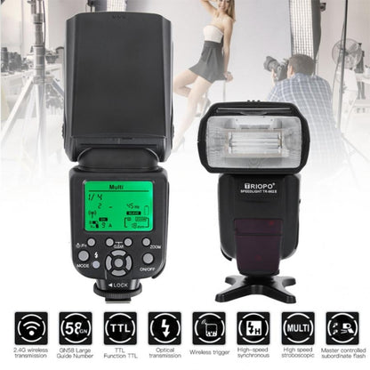 TRIOPO TR-982IIIC Flash Light Speedlite for Canon (Black) - Shoe Mount Flashes by TRIOPO | Online Shopping UK | buy2fix