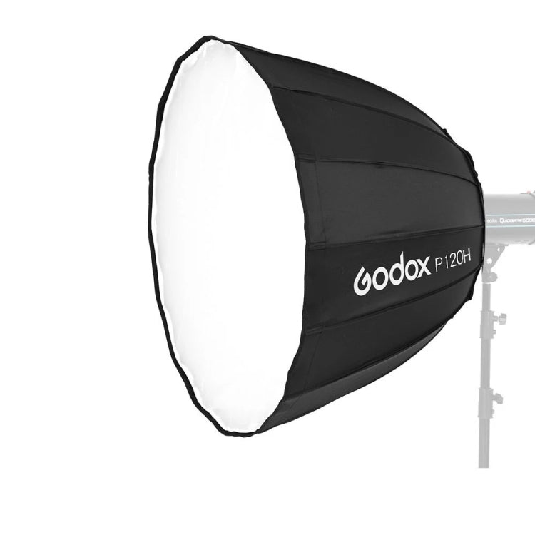 Godox P120H 120cm Deep Parabolic Softbox Reflector Diffuser Studio Light Box (Black) - Camera Accessories by Godox | Online Shopping UK | buy2fix