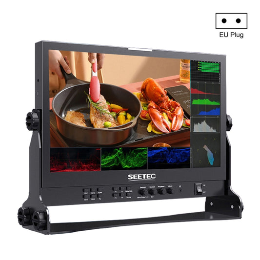 SEETEC ATEM156S 15.6 inch 3G-SDI HDMI Full HD 1920x1080P Multi-camera Broadcast Monitor(EU Plug) - Camera Accessories by SEETEC | Online Shopping UK | buy2fix