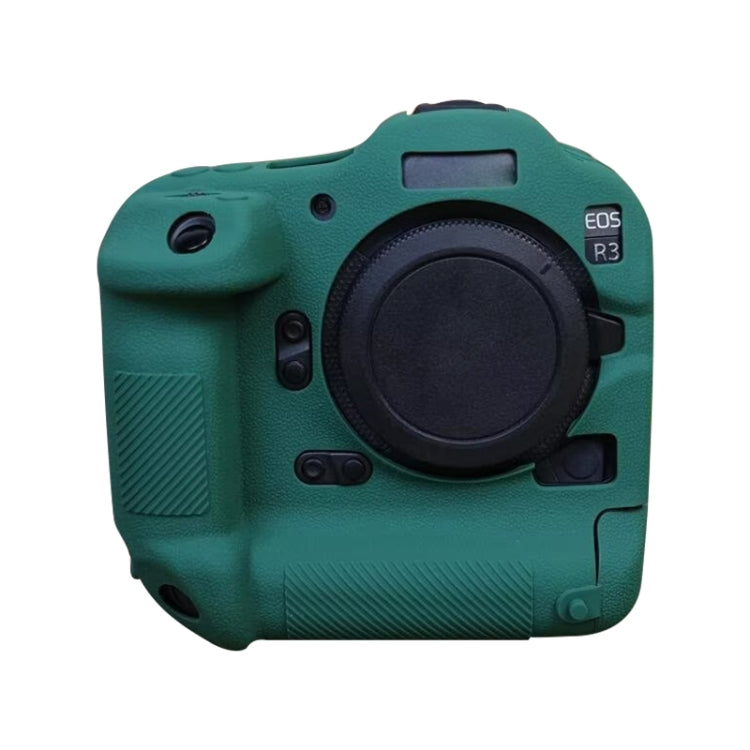 For Canon EOS R3 Soft Silicone Protective Case (Green) - Protective Case by buy2fix | Online Shopping UK | buy2fix