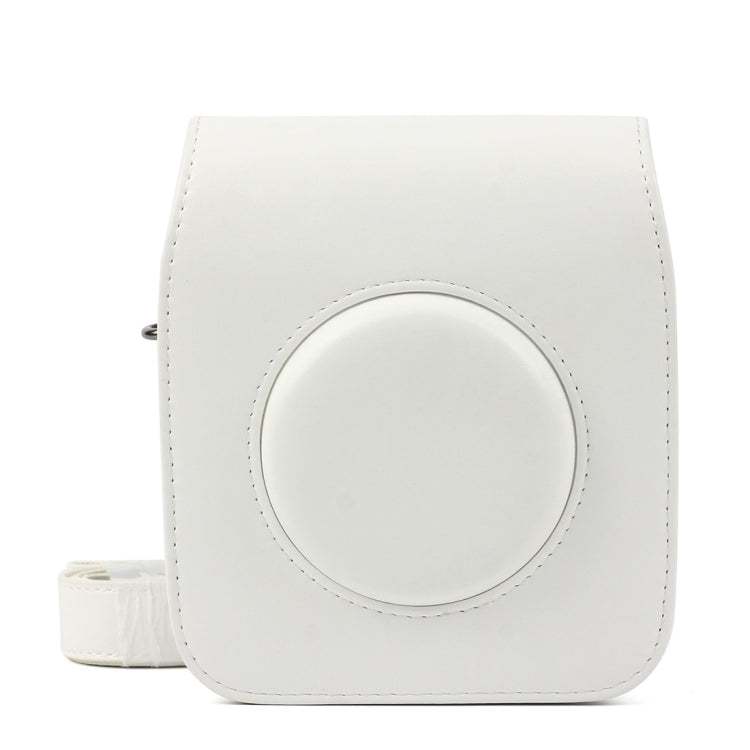 Vintage PU Leather Camera Case Protective bag for FUJIFILM Instax SQUARE SQ10 Camera, with Adjustable Shoulder Strap(White) - Camera Accessories by buy2fix | Online Shopping UK | buy2fix