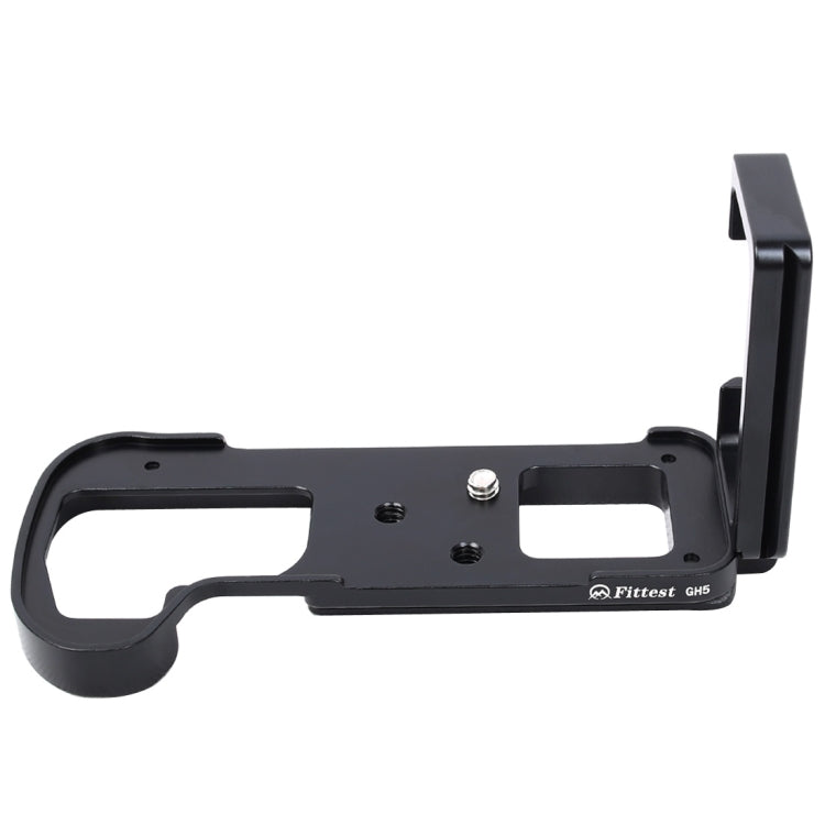 FITTEST LB-GH5 Vertical Shoot Quick Release L Plate Bracket Base Holder for Panasonic LUMIX GH5 Camera Metal Ballhead(Black) - Camera Accessories by FITTEST | Online Shopping UK | buy2fix