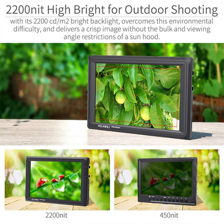 FEELWORLD FW279S 1920×1200 HDMI 7 inch Camera Field Monitor - Camera Accessories by FEELWORLD | Online Shopping UK | buy2fix