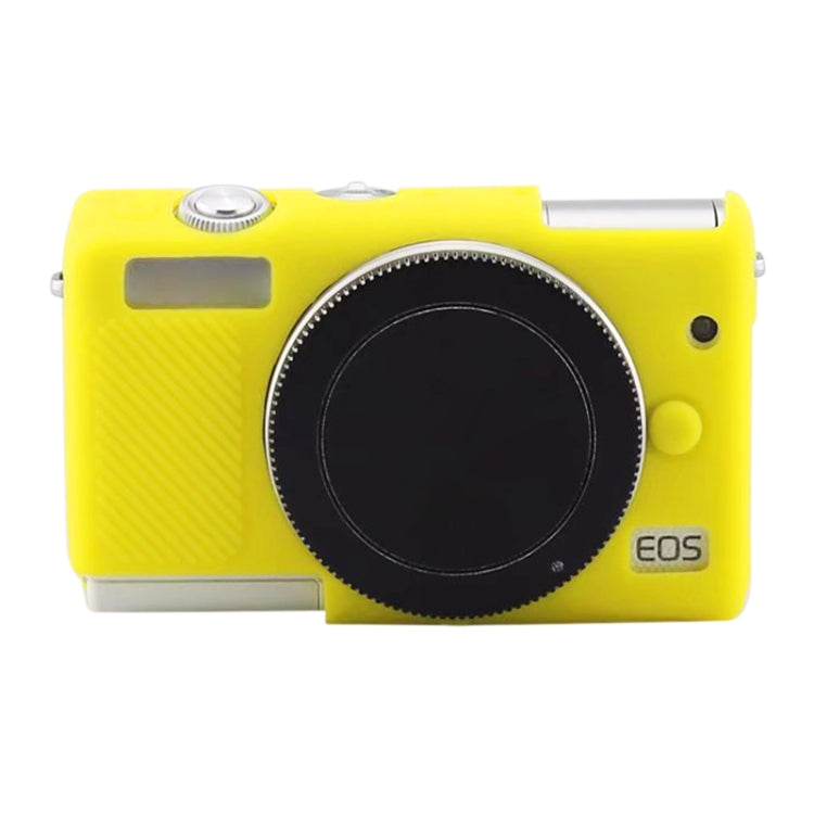 Soft Silicone Protective Case for Canon EOS M200 (Yellow) - Camera Accessories by buy2fix | Online Shopping UK | buy2fix