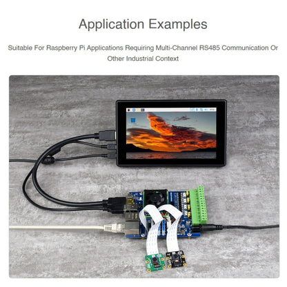 Waveshare Dual ETH Quad RS485 Base Board B for Raspberry Pi CM4, Gigabit Ethernet - LCD & LED Display Module by WAVESHARE | Online Shopping UK | buy2fix