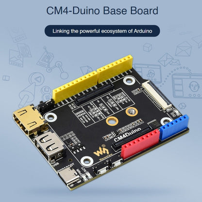 Waveshare Arduino Compatible Base Board for Raspberry Pi CM4 - Modules Expansions Accessories by WAVESHARE | Online Shopping UK | buy2fix