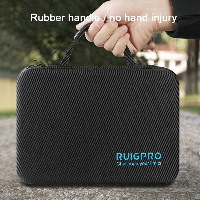 RUIGPRO Shockproof Waterproof Portable Case Box for DJI Osmo Action, Size: 28cm x 19.7cm x 6.8cm(Black) - Case & Bags by RUIGPRO | Online Shopping UK | buy2fix