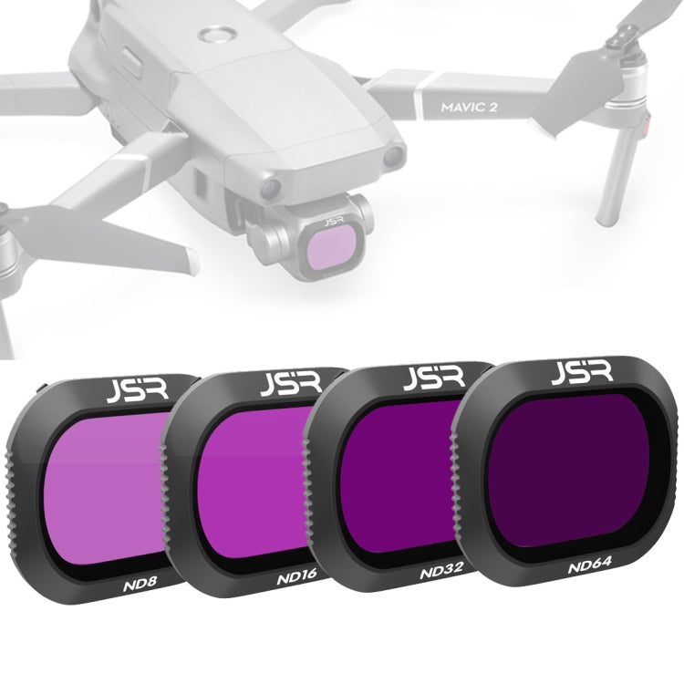 JSR Drone 4 in 1 ND8+ND16+ND32+ND64 Lens Filter for DJI MAVIC 2 Pro - DJI & GoPro Accessories by JSR | Online Shopping UK | buy2fix