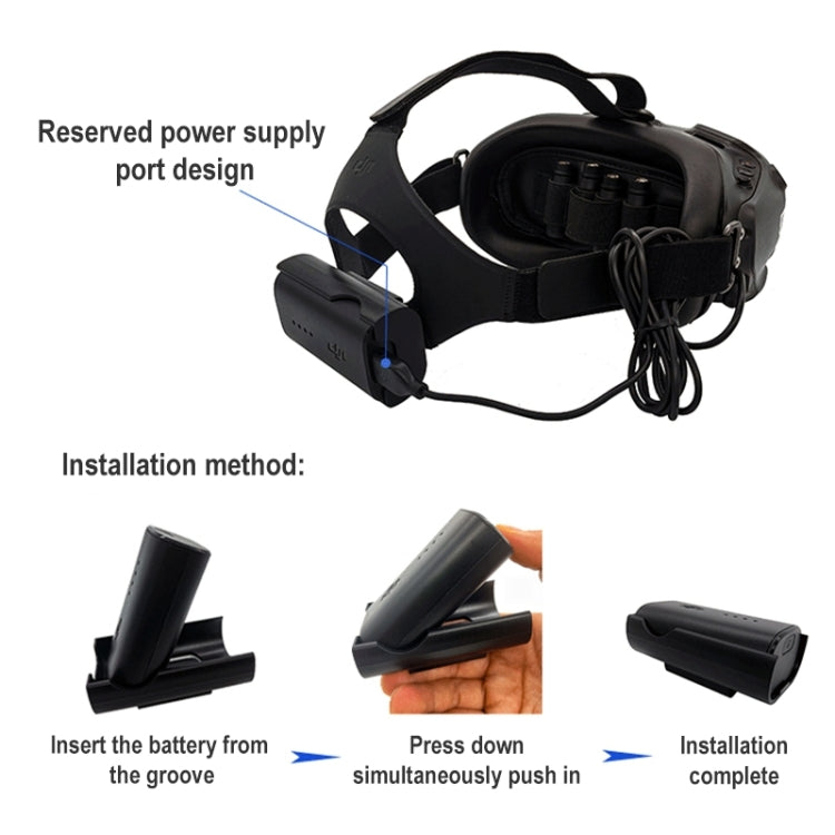 FPV-TDDCH-CQT Battery Charging Clip Bracket Holder for DJI FPV Goggles V2 - DJI & GoPro Accessories by buy2fix | Online Shopping UK | buy2fix