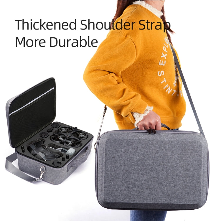 For DJI Avata Shockproof Large Carrying Hard Case Shoulder Storage Bag, Size: 39 x 28 x 15cm (Grey) - DJI & GoPro Accessories by buy2fix | Online Shopping UK | buy2fix