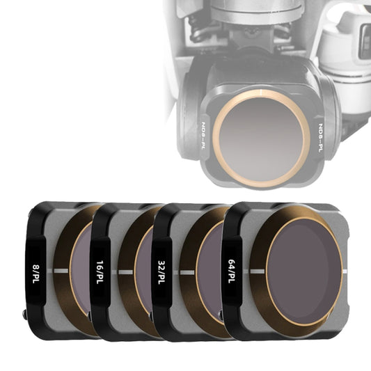 JSR Drone 4 in 1 ND8-PL+ND16-PL+ND32-PL+ND64-PL Lens Filter for DJI MAVIC Air 2 - DJI & GoPro Accessories by JSR | Online Shopping UK | buy2fix