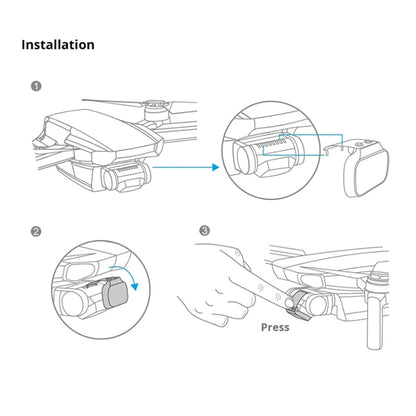 4 PCS PGYTECH P-12A-019 ND8 / 16 / 32 / 64 Dimming Lens Filter Set for DJI Mavic Mini Drone Accessories - DJI & GoPro Accessories by PGYTECH | Online Shopping UK | buy2fix