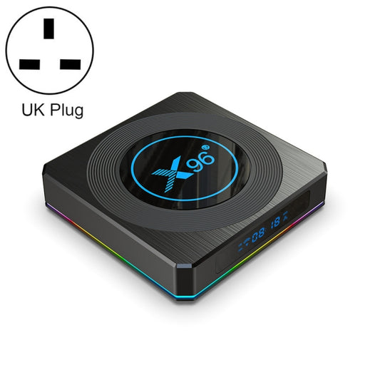 X96 X4 8K Smart TV BOX Android 11.0 Media Player with Remote Control, Amlogic S905X4 Quad Core ARM Cortex A55, RAM: 4GB, ROM: 64GB, Support 100M, Dual Band WiFi, Bluetooth, UK Plug - Consumer Electronics by Beelink | Online Shopping UK | buy2fix