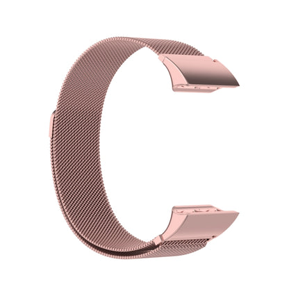 For Garmin Forerunner 35 / 30 Milanese Watch Band(Rose Pink) - Smart Wear by buy2fix | Online Shopping UK | buy2fix