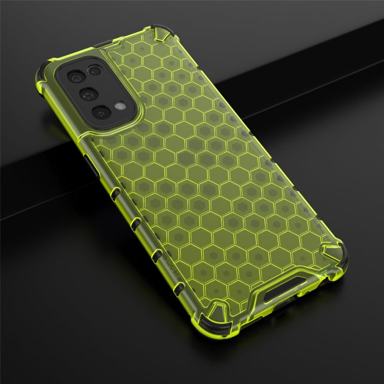 For Oppo Reno5 5G Shockproof Honeycomb PC + TPU Case(Green) - OPPO & vivo Accessories by buy2fix | Online Shopping UK | buy2fix