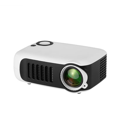 TRANSJEE A2000 320x240P 1000 ANSI Lumens Mini Home Theater HD Digital Projector, Plug Type: US Plug(White) - Consumer Electronics by buy2fix | Online Shopping UK | buy2fix