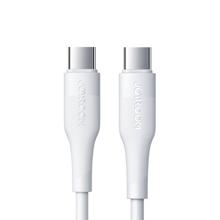 JOYROOM S-1230M3 60W PD Type-C / USB-C to Type-C / USB-C Fast Charging Data Cable, Length:1.2m(White) - USB-C & Type-C Cable by JOYROOM | Online Shopping UK | buy2fix