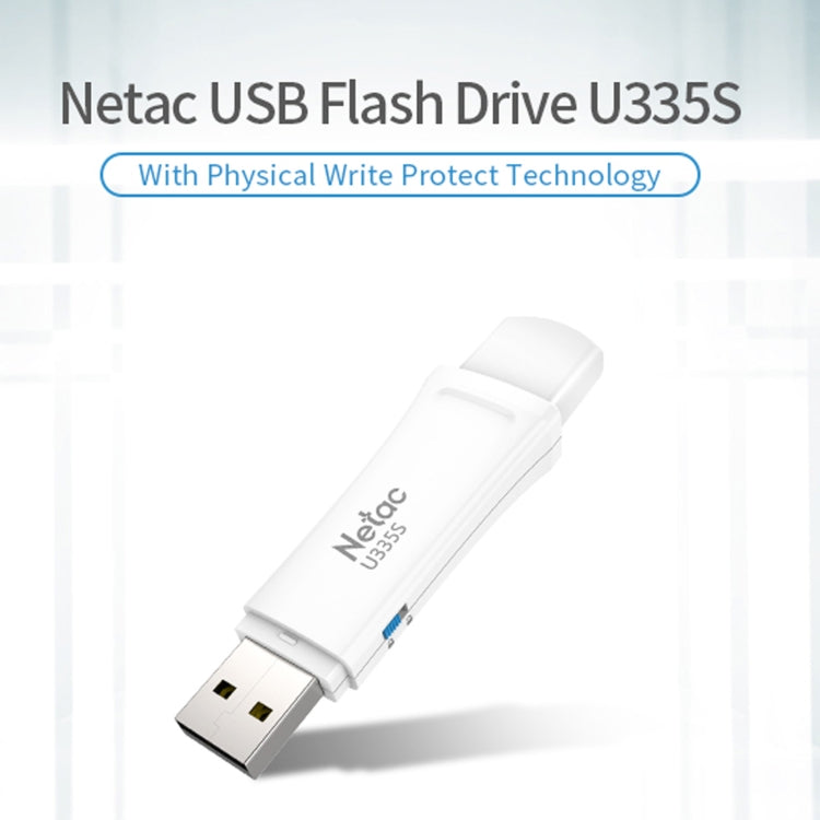 Netac U335S USB 3.0 High Speed Antivirus Write Protection USB Flash Drives U Disk, Capacity:128GB - USB Flash Drives by Netac | Online Shopping UK | buy2fix