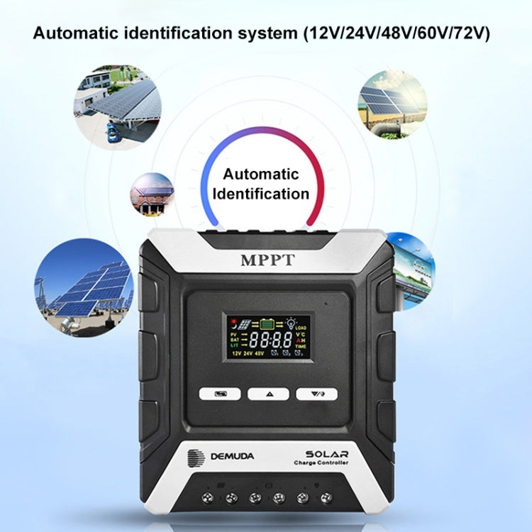 MPPT Solar Controller 12V / 24V / 48V Automatic Identification Charging Controller with Dual USB Output, Model:30A - Consumer Electronics by buy2fix | Online Shopping UK | buy2fix