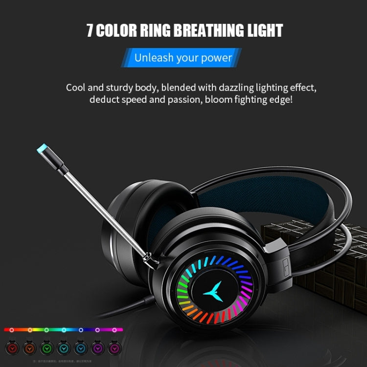 2 PCS G58 Head-Mounted Gaming Wired Headset with Microphone, Cable Length: about 2m, Color:Black Colorful 3.5mm Version - Multimedia Headset by buy2fix | Online Shopping UK | buy2fix