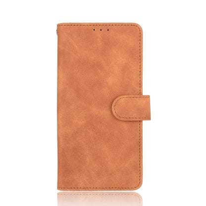 For Ulefone Note 11P Solid Color Skin Feel Magnetic Buckle Horizontal Flip Calf Texture PU Leather Case with Holder & Card Slots & Wallet(Brown) - Ulefone Cases by buy2fix | Online Shopping UK | buy2fix