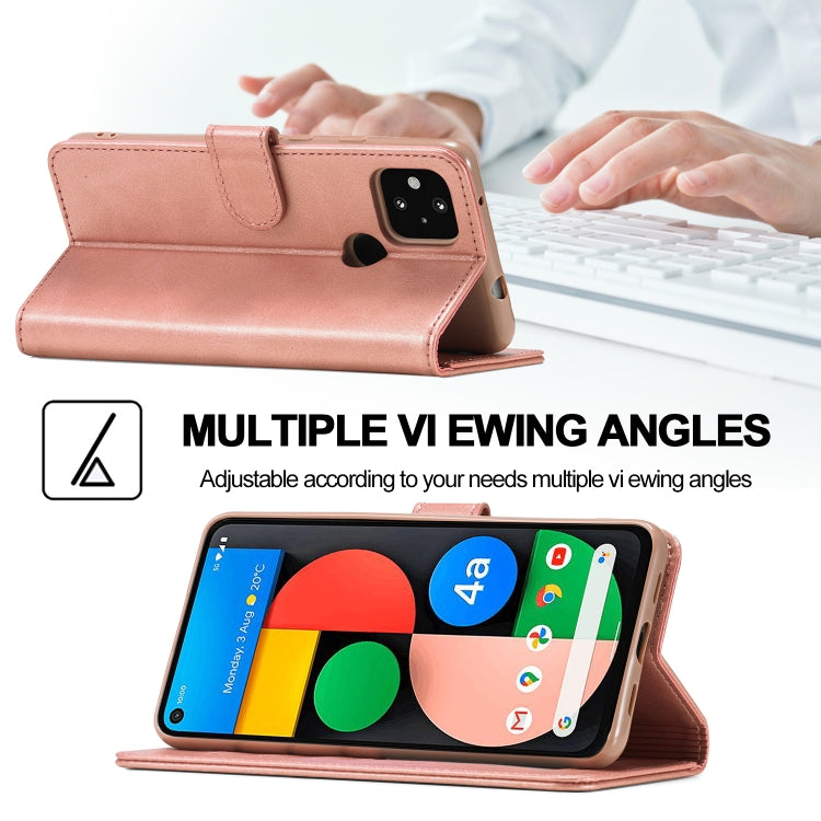 For OPPO Realme C21 / C20 LC.IMEEKE Calf Texture Horizontal Flip Leather Case, with Holder & Card Slots & Wallet(Rose Gold) - Realme Cases by LC.IMEEKE | Online Shopping UK | buy2fix