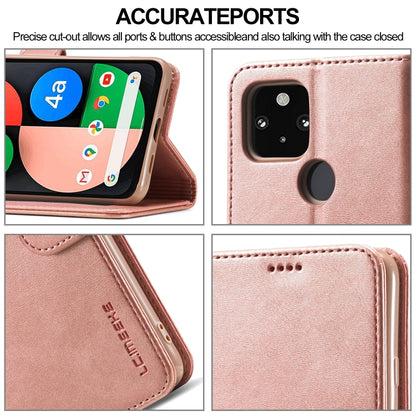 For OPPO Realme C21 / C20 LC.IMEEKE Calf Texture Horizontal Flip Leather Case, with Holder & Card Slots & Wallet(Rose Gold) - Realme Cases by LC.IMEEKE | Online Shopping UK | buy2fix