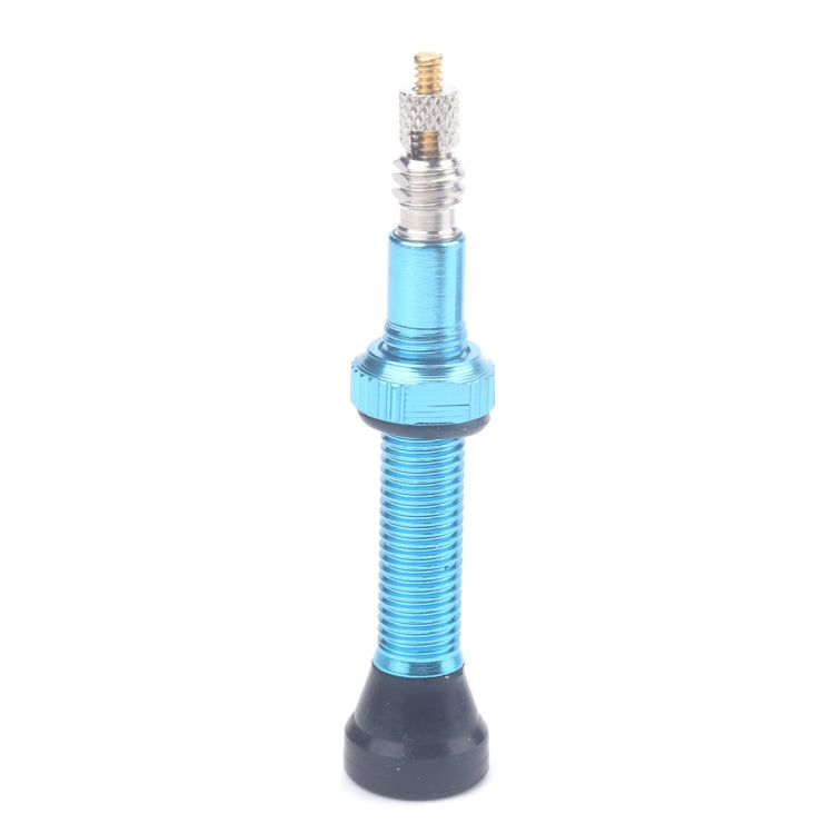 A5595 2 PCS 40mm Blue French Tubeless Valve Core with Blue Disassembly Tool for Road Bike - Outdoor & Sports by buy2fix | Online Shopping UK | buy2fix