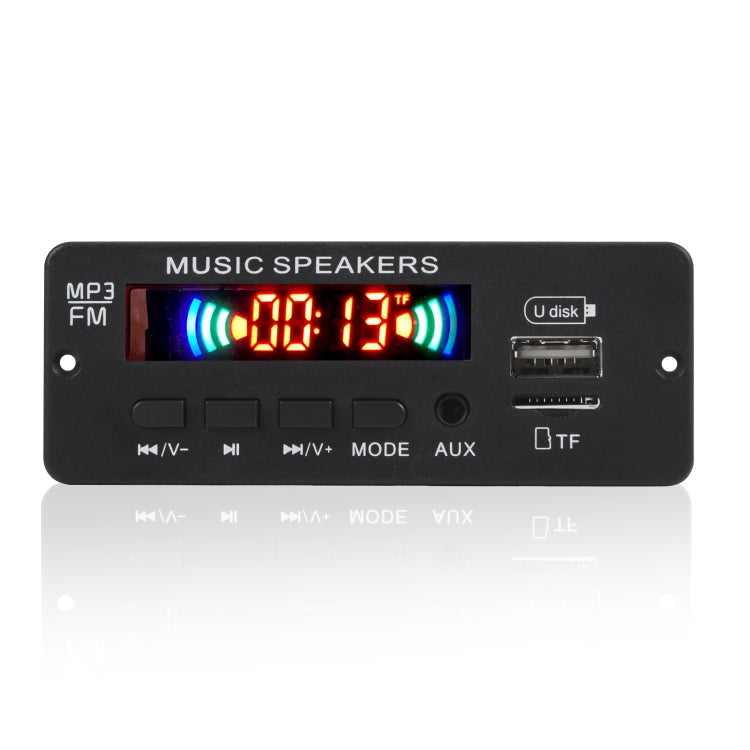 JX-808BT Car 12V Audio MP3 Player Decoder Board FM Radio USB, with Bluetooth / Remote Control / Recording - In Car by buy2fix | Online Shopping UK | buy2fix