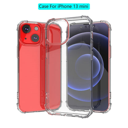 For iPhone 13 mini Shockproof Transparent TPU Protective Case (Transparent) - iPhone 13 mini Cases by buy2fix | Online Shopping UK | buy2fix