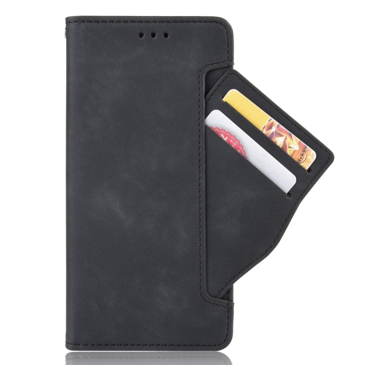 For ZTE nubia Red Magic 6R Skin Feel Calf Pattern Horizontal Flip Leather Case with Holder & Card Slots & Photo Frame(Black) - ZTE Cases by buy2fix | Online Shopping UK | buy2fix