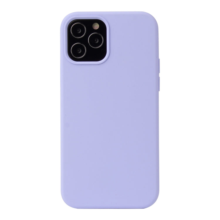 For iPhone 13 Pro Solid Color Liquid Silicone Shockproof Protective Case (Light Purple) - iPhone 13 Pro Cases by buy2fix | Online Shopping UK | buy2fix