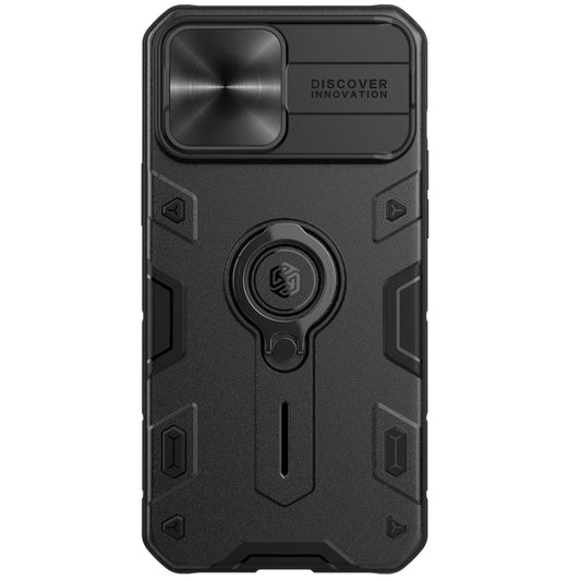 For iPhone 13 Pro Max NILLKIN Shockproof CamShield Armor Protective Case with Invisible Ring Holder (Black) - iPhone 13 Pro Max Cases by NILLKIN | Online Shopping UK | buy2fix