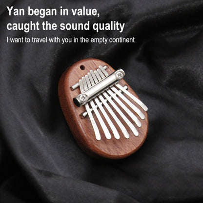 Mini 8 Tone Thumb Piano Kalimba Musical Instruments, Gift Box(Acrylic Chinchilla) - Keyboard Instruments by buy2fix | Online Shopping UK | buy2fix